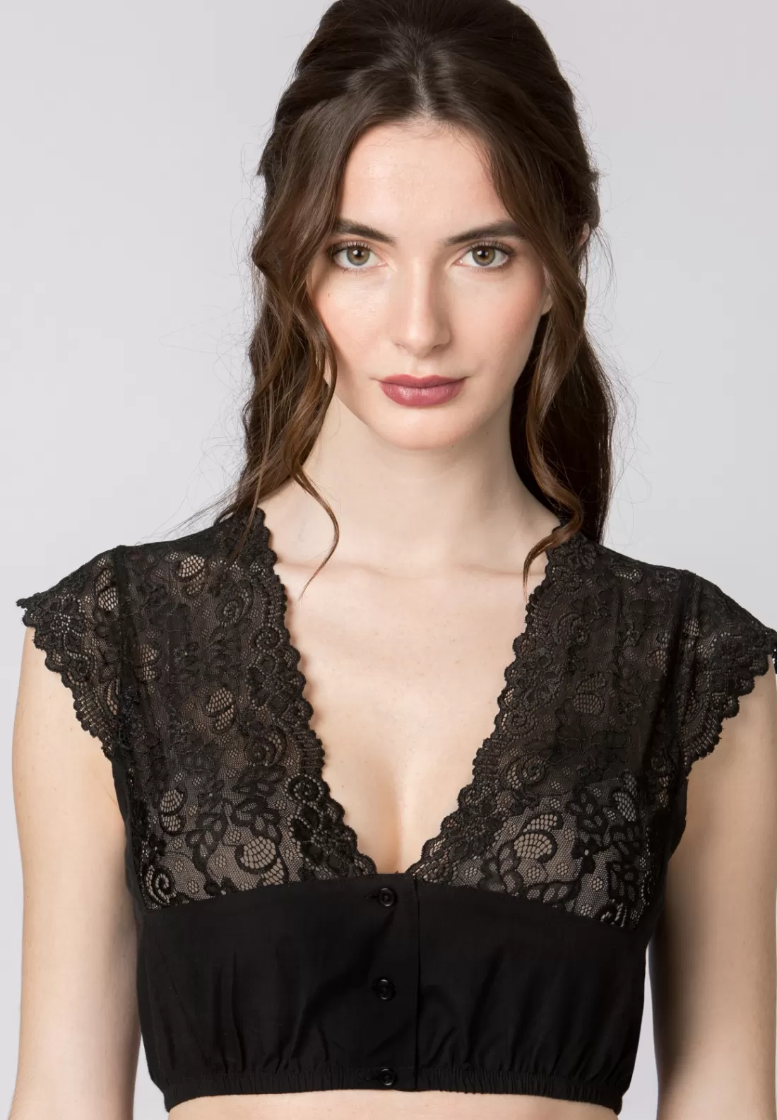 Stockerpoint Bluse Aveline schwarz Hot