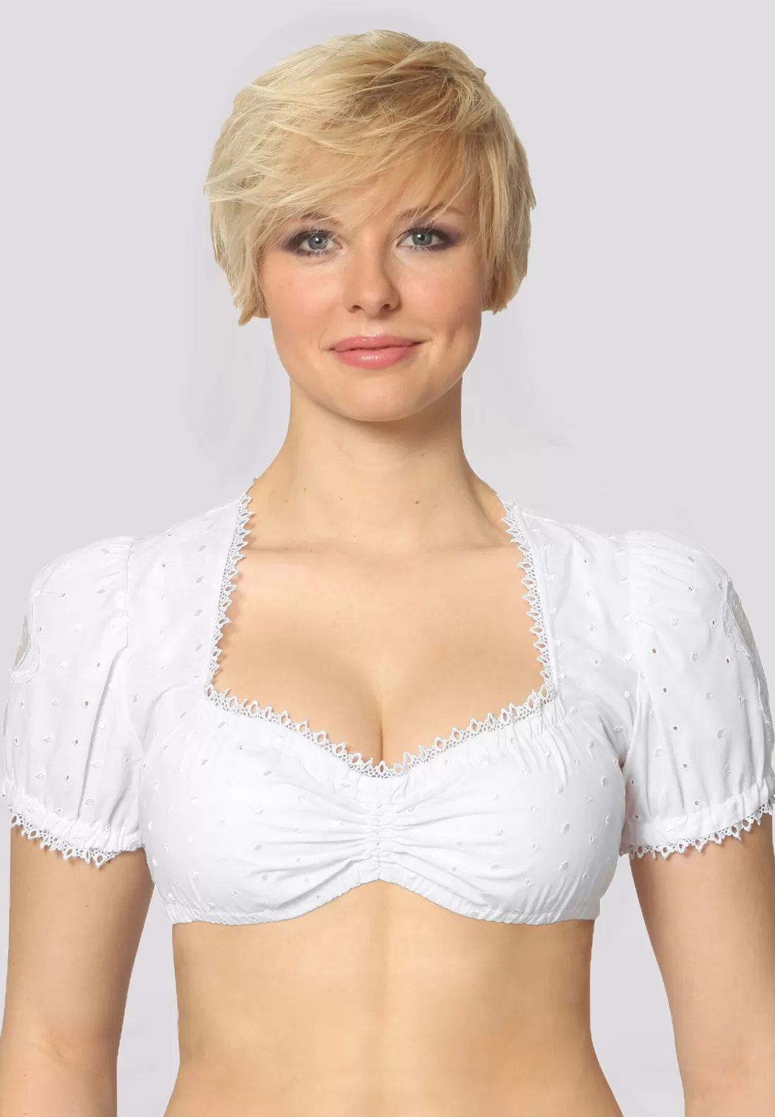 Stockerpoint Bluse B-3025 weiss Flash Sale