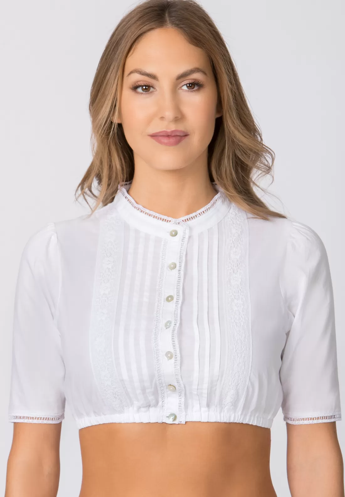 Stockerpoint Bluse B-7086 weiss Fashion