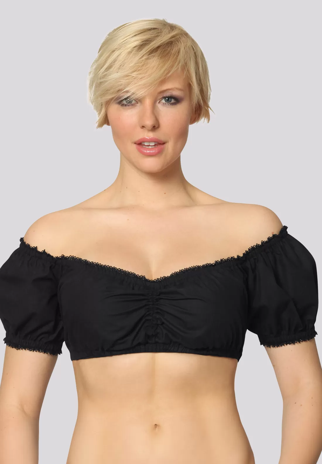 Stockerpoint Bluse Georgette schwarz Store