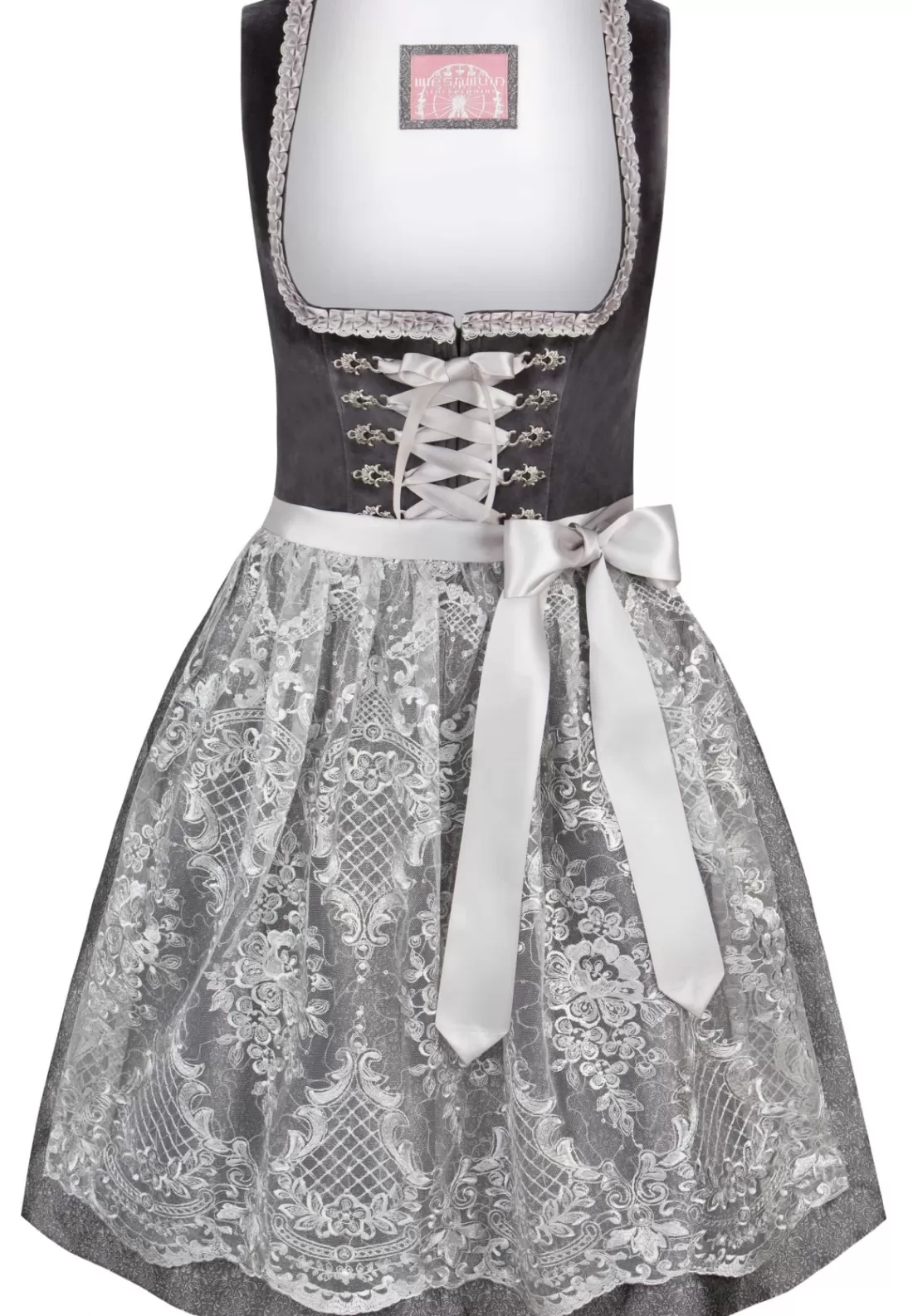 Stockerpoint Dirndl Loredana anthrazit Flash Sale