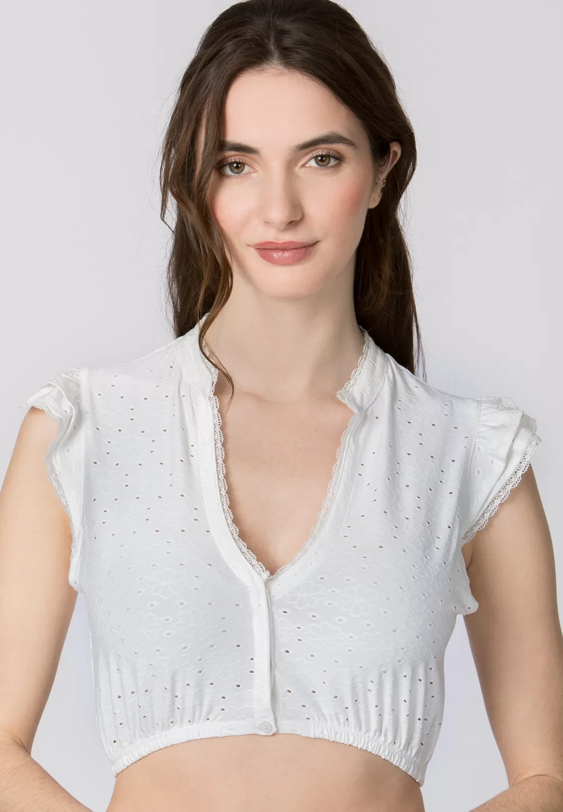 Stockerpoint Dirndlbluse Oriana weiss Best