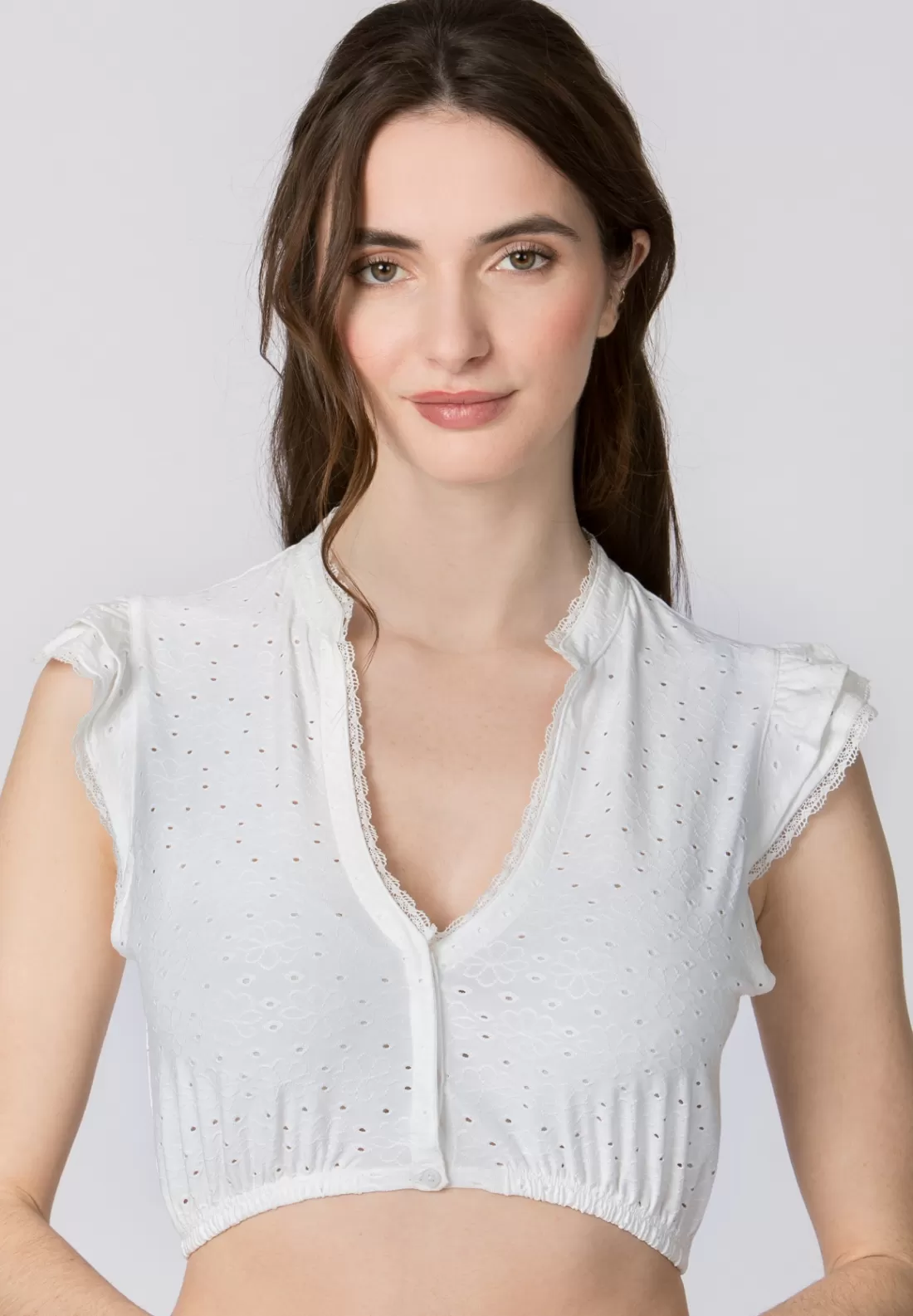 Stockerpoint Dirndlbluse Oriana weiss Best