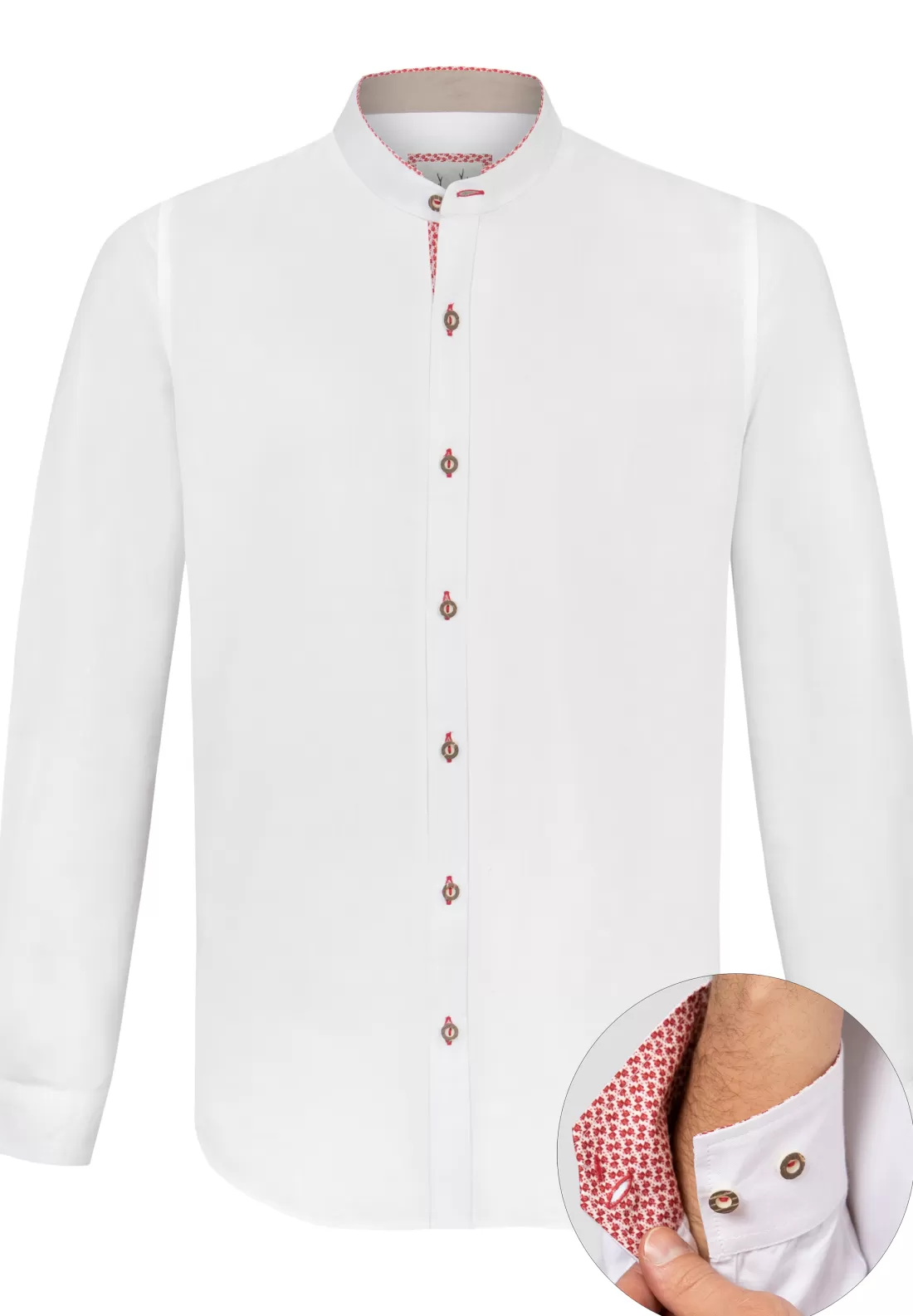 Stockerpoint Hemd Raffa weiss-rot Shop