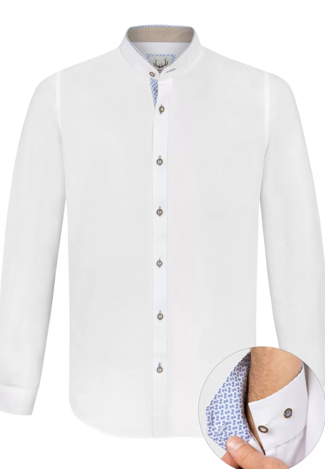 Stockerpoint Hemd Raffa weiss-blau Store