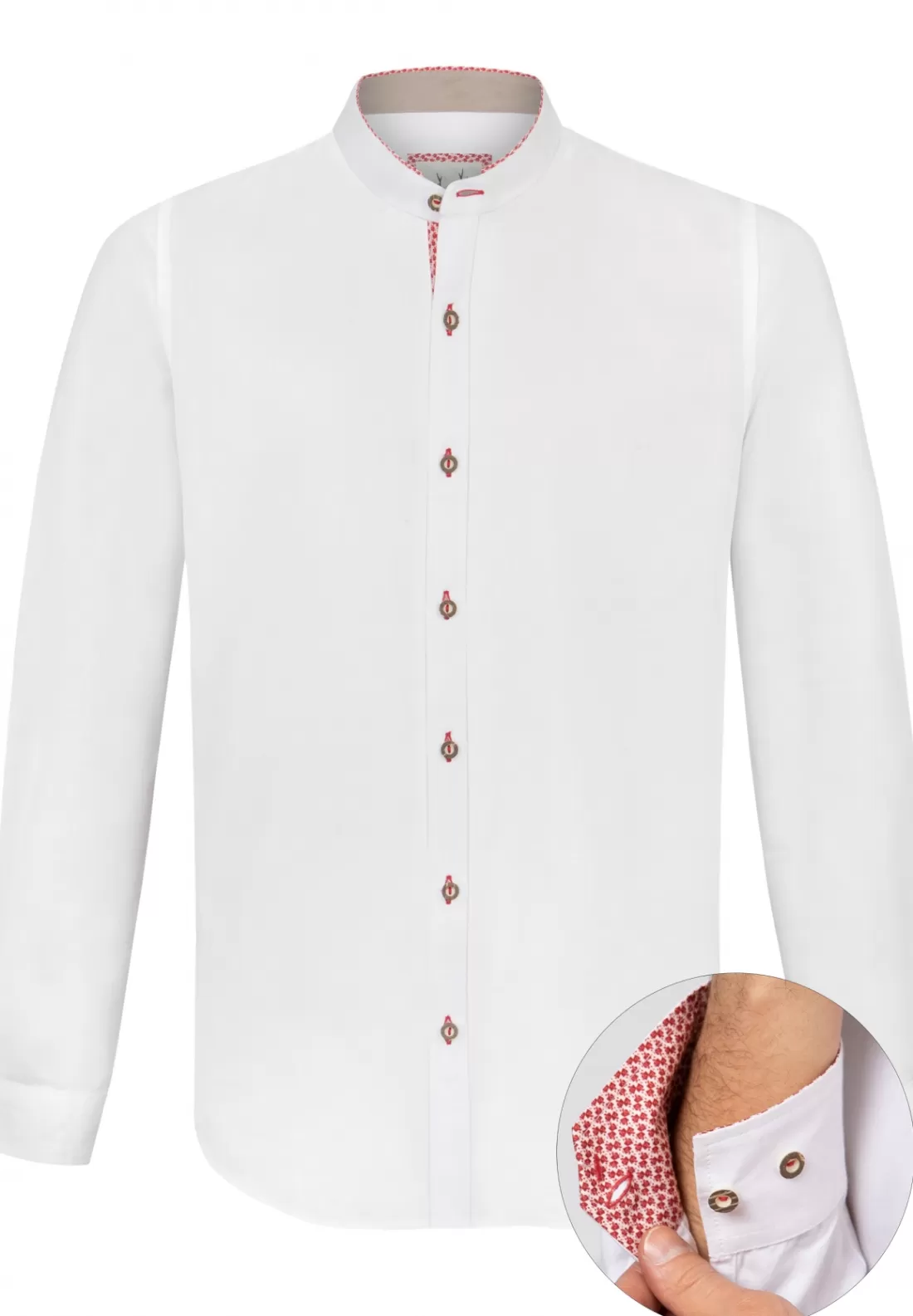 Stockerpoint Hemd Raffa weiss-rot Shop