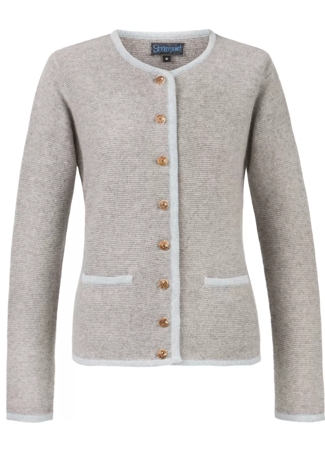 Stockerpoint Jacke Caro grau-hellblau Best