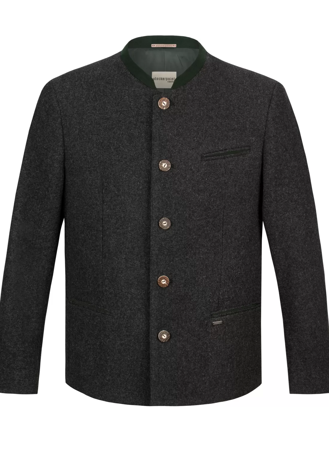 Stockerpoint Jacke Conrad anthrazit-tanne Discount