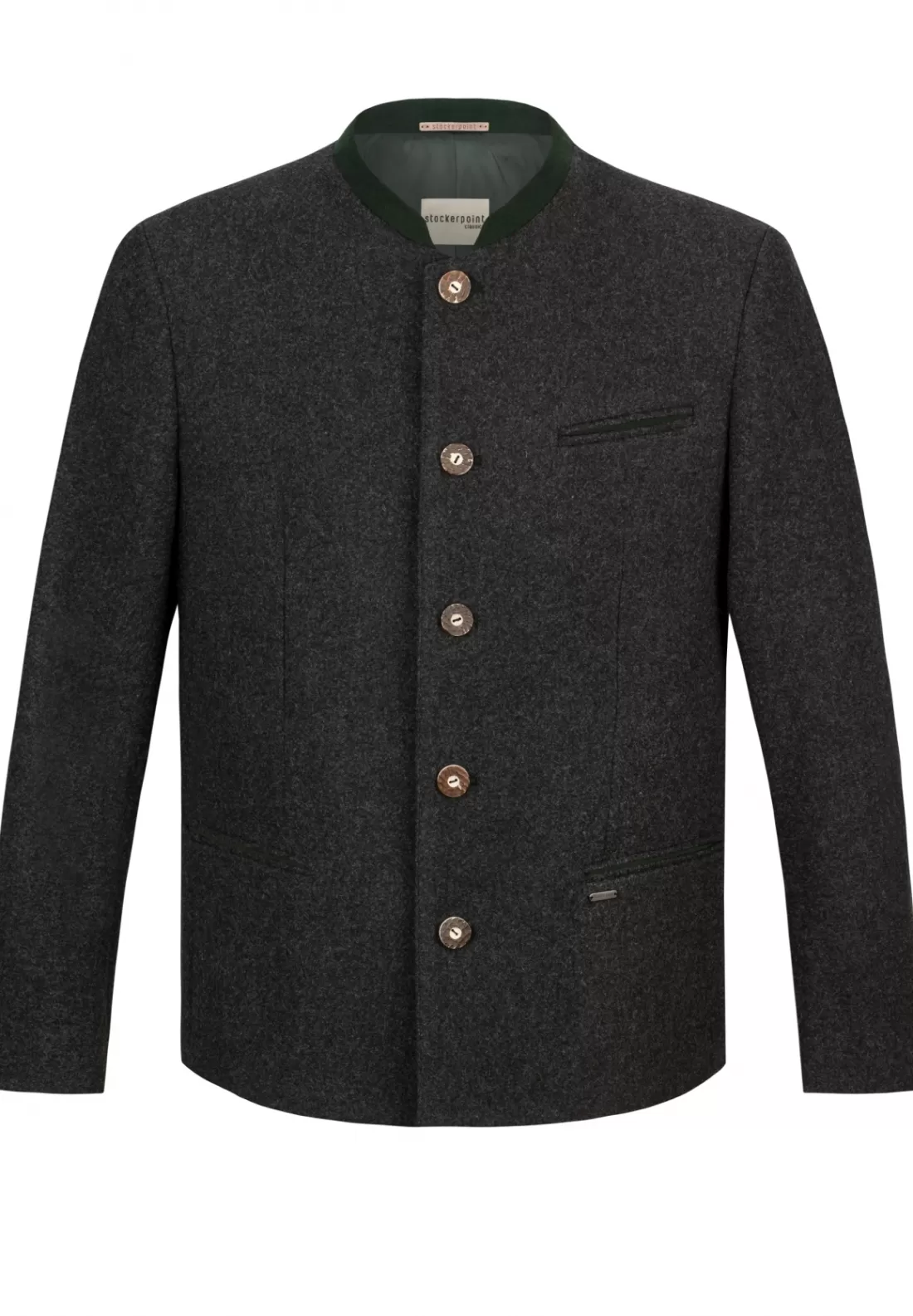 Stockerpoint Jacke Conrad anthrazit-tanne Discount
