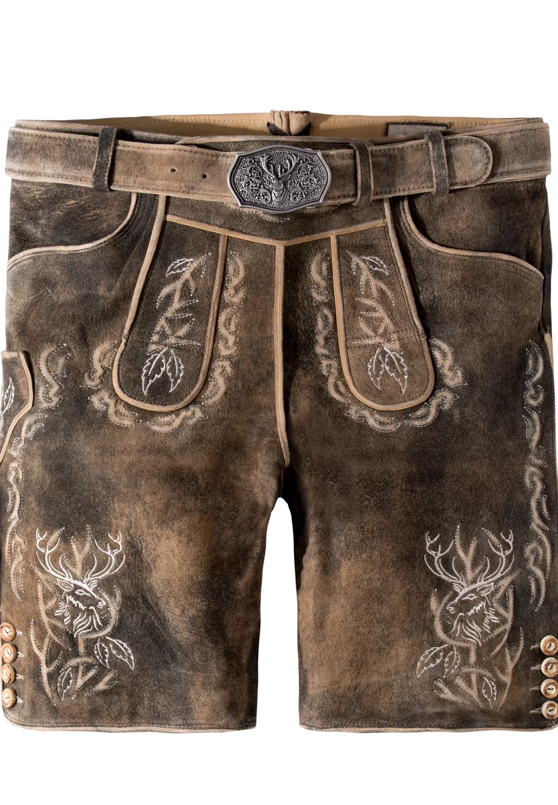 Stockerpoint Lederhose Lee sepiaraw Sale