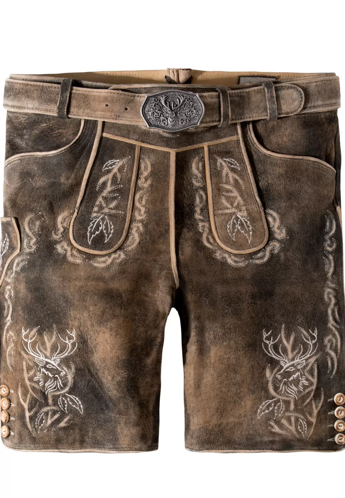 Stockerpoint Lederhose Lee sepiaraw Sale