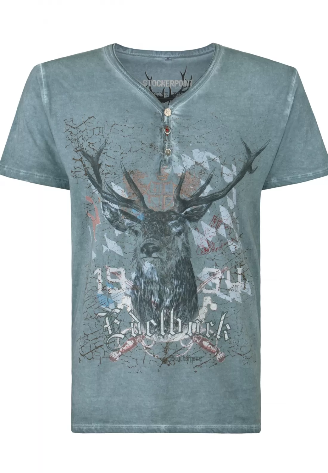 Stockerpoint Shirt Gu00fcnther rauchblau Cheap