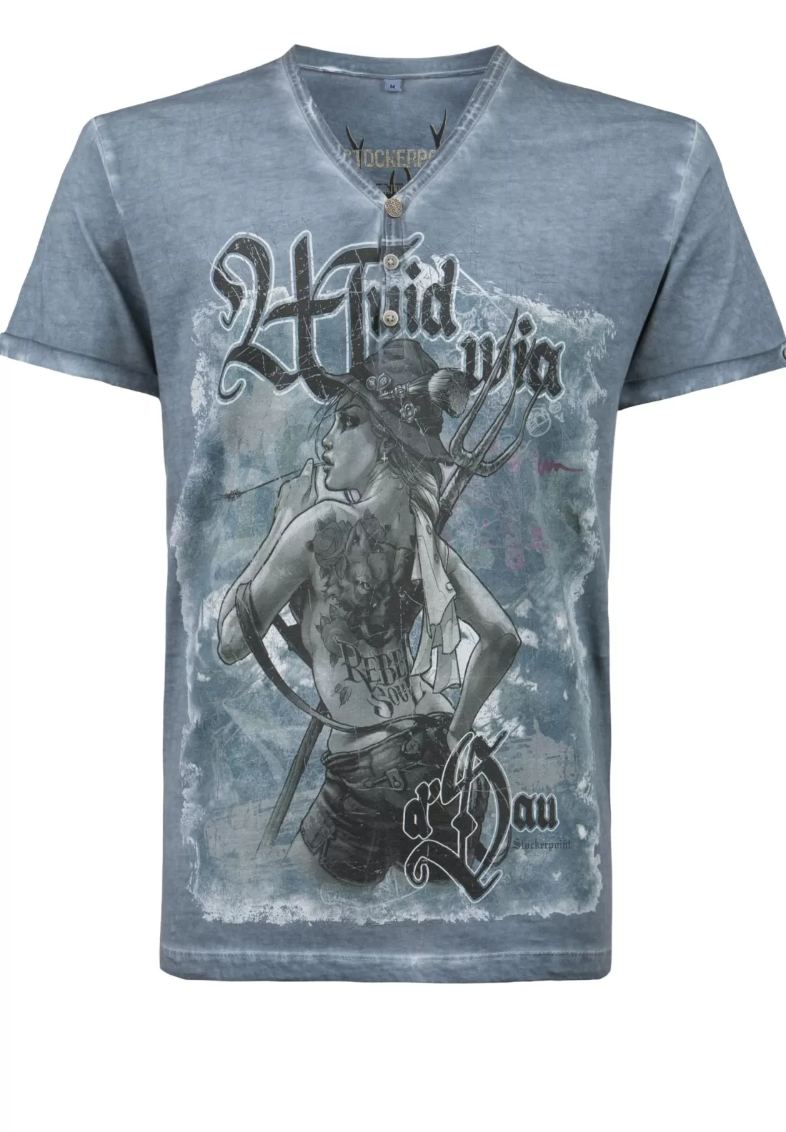 Stockerpoint Shirt Rebel Soul rauchblau Best