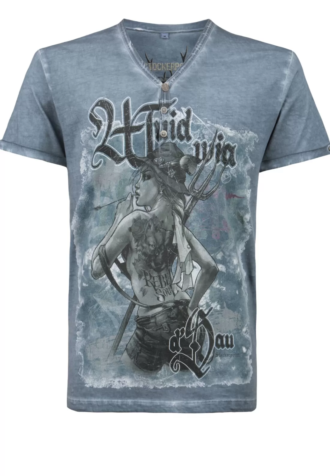 Stockerpoint Shirt Rebel Soul rauchblau Best