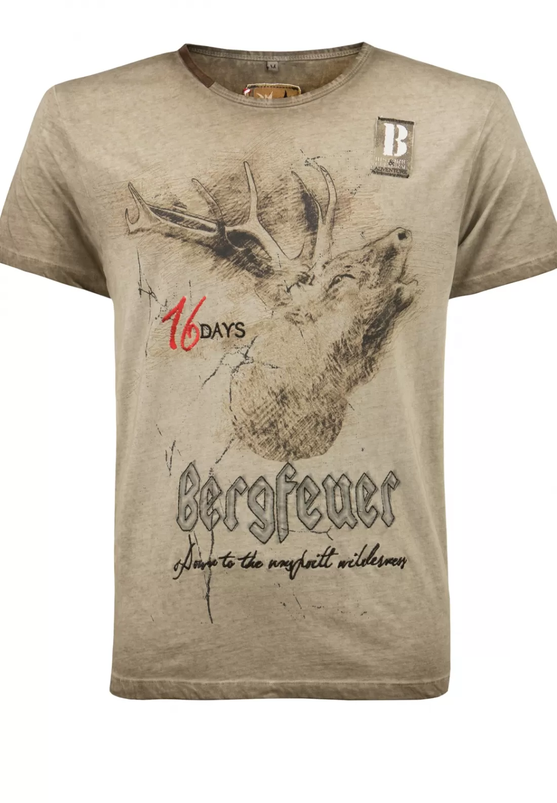 Stockerpoint Shirt Urschrei sand Fashion