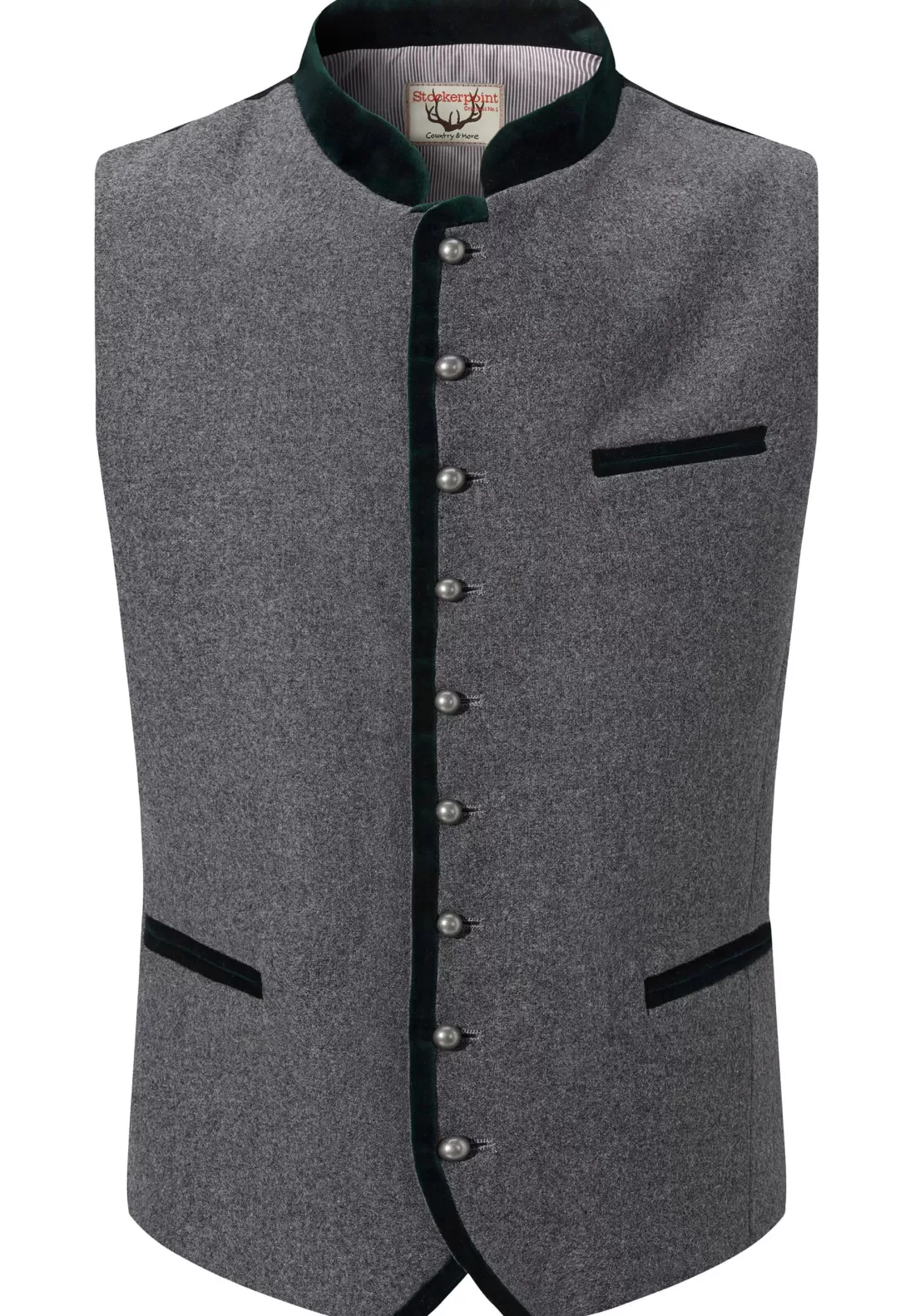 Stockerpoint Weste Alonso grau-forest Hot