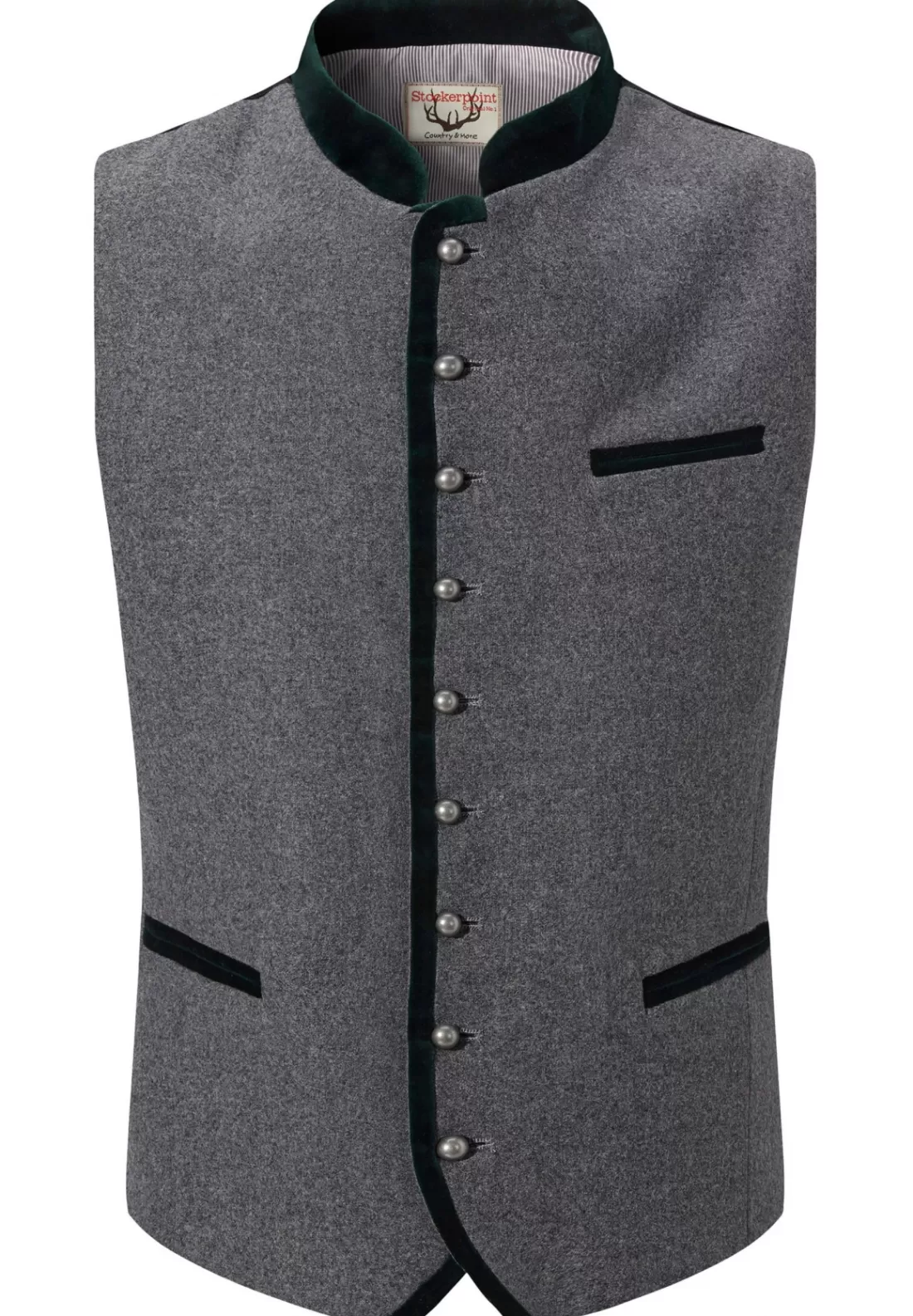 Stockerpoint Weste Alonso grau-forest Hot