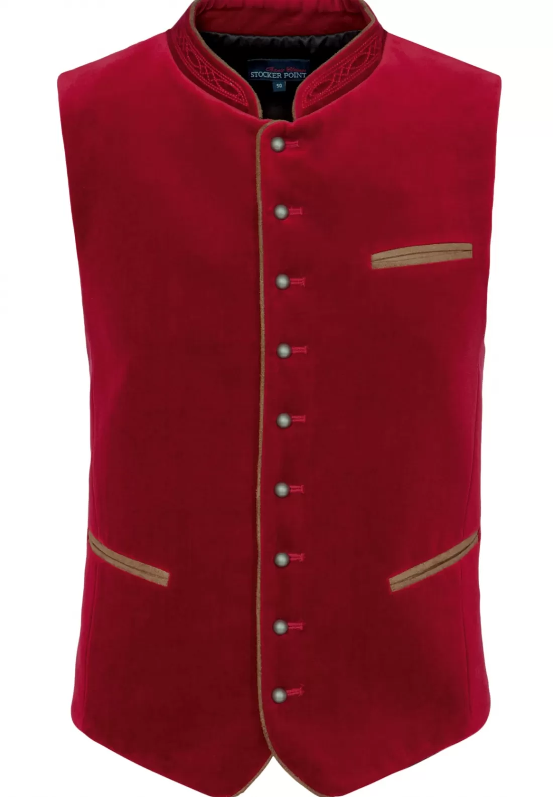 Stockerpoint Weste Ricardo dunkelrot Outlet
